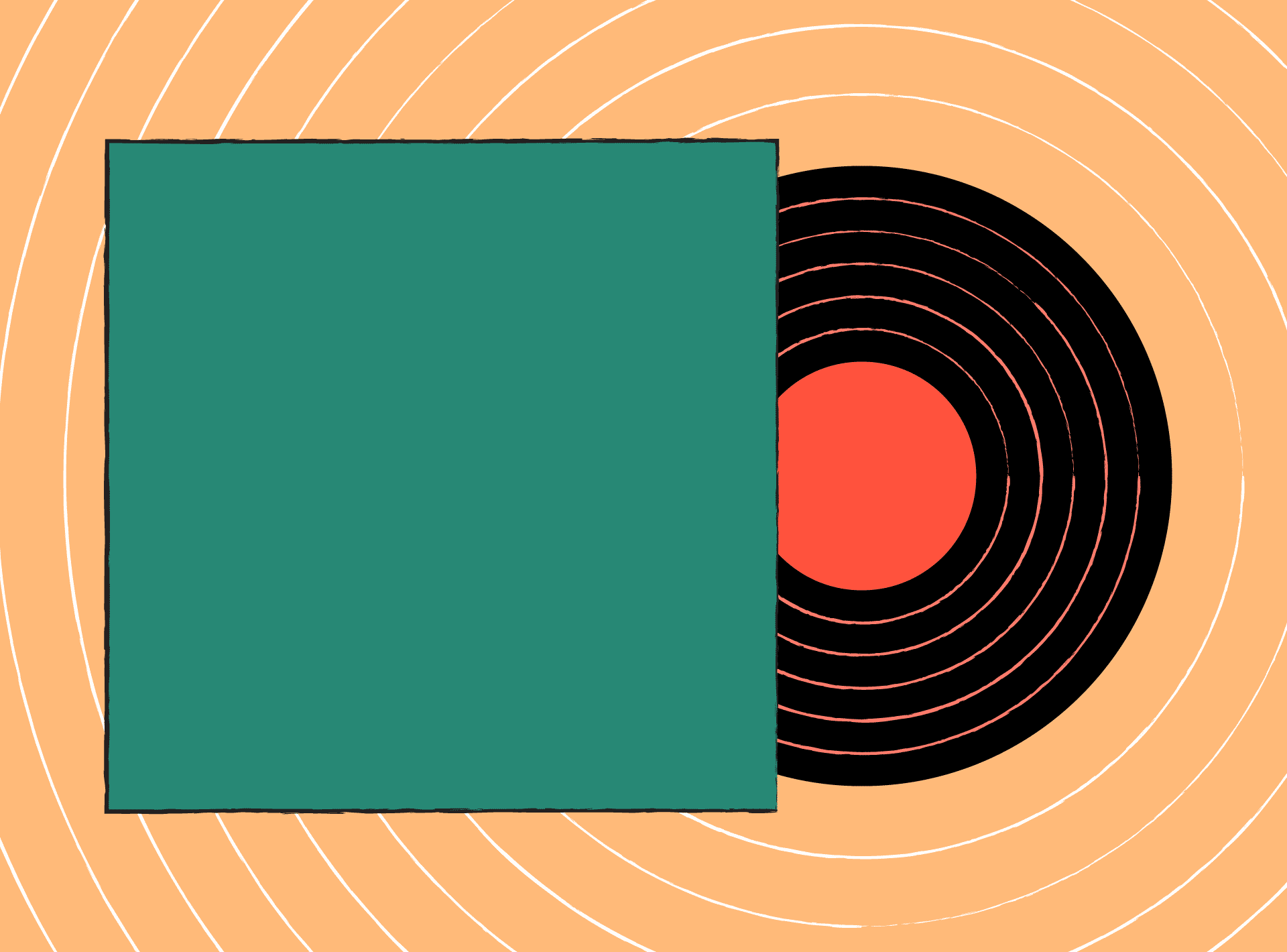 Meta design of album covers