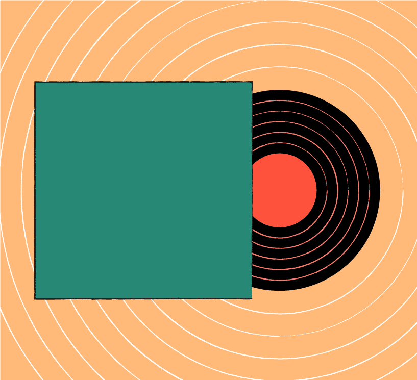 Meta design of album covers