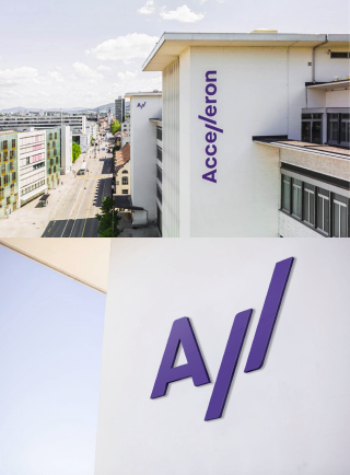 Accelleron facilities branding