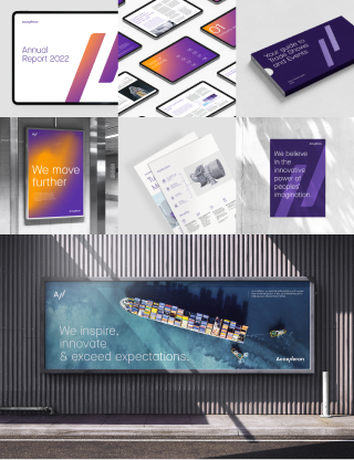 Accelleron brand assets design